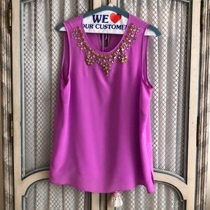 NWOT Lilly Pulitzer Silk Sleeveless Blouse